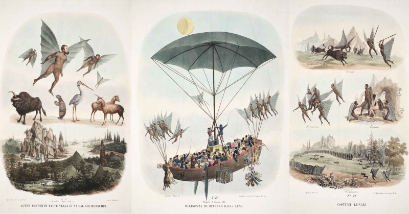 Ảnh minh họa văn hóa đại chúng lấy cảm hứng từ câu chuyện Mặt Trăng