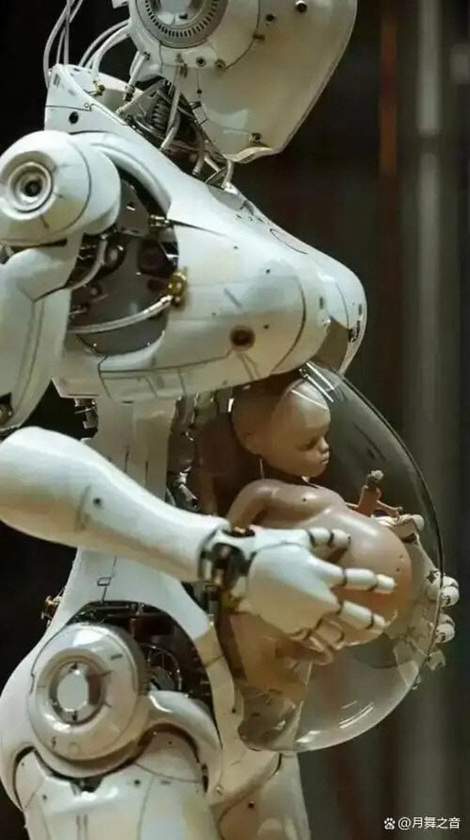 Robot mang thai hình người đầu tiên trên thế giới gây tranh cãi ở Trung Quốc- Ảnh 3. Hệ thống robot hình người tích hợp khoang ấp mô phỏng tử cung