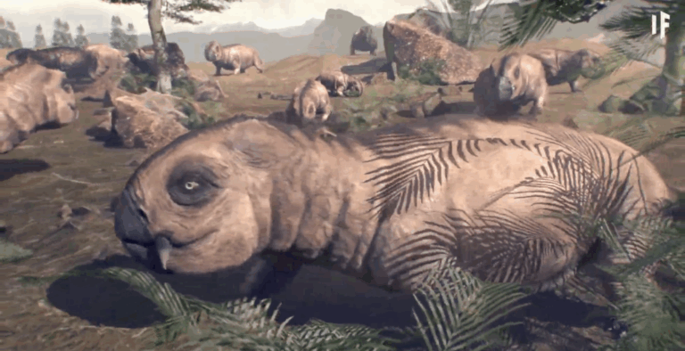 Dicynodont – động vật ăn cỏ kỳ lạ của kỷ Permi