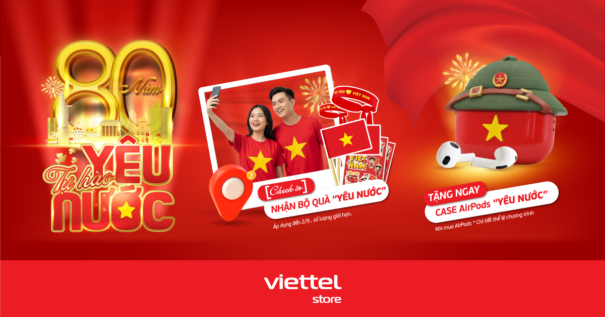 Viettel Store triển khai chương trình khuyến mại dịp Quốc khánh, có cả quà tặng giới hạn cho các iFan- Ảnh 5. Ưu đãi sản phẩm công nghệ trong chương trình Tự hào yêu nước