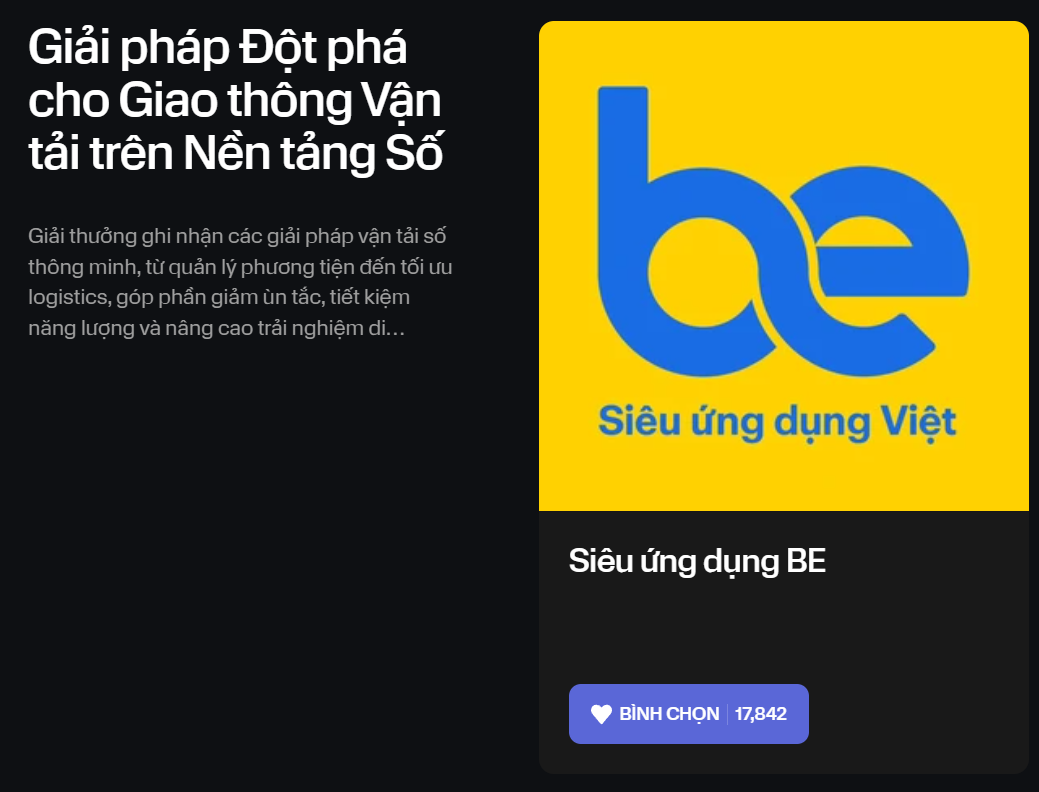 BE cải thiện trải nghiệm di chuyển bằng công nghệ AI