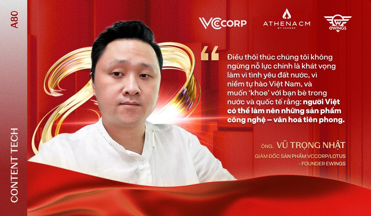 Niềm tự hào Việt Nam của đội ngũ làm dự án