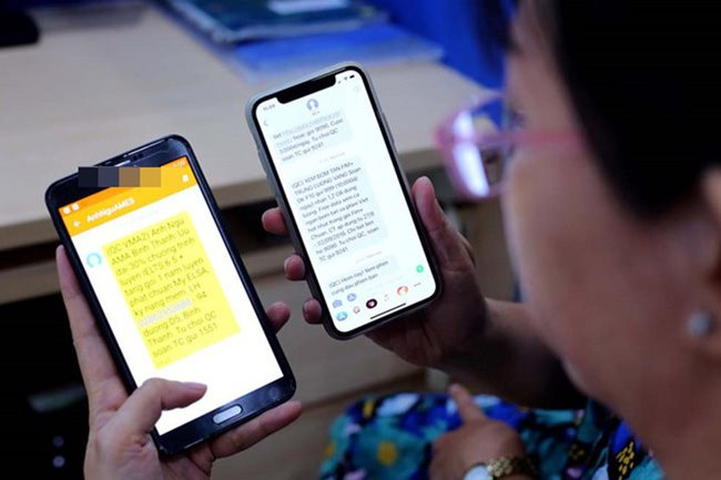 Công an cảnh báo nhận được kiểu tin nhắn phải xóa ngay nếu không muốn mất tiền trong tài khoản- Ảnh 1. Minh họa tin nhắn lừa đảo qua BTS giả