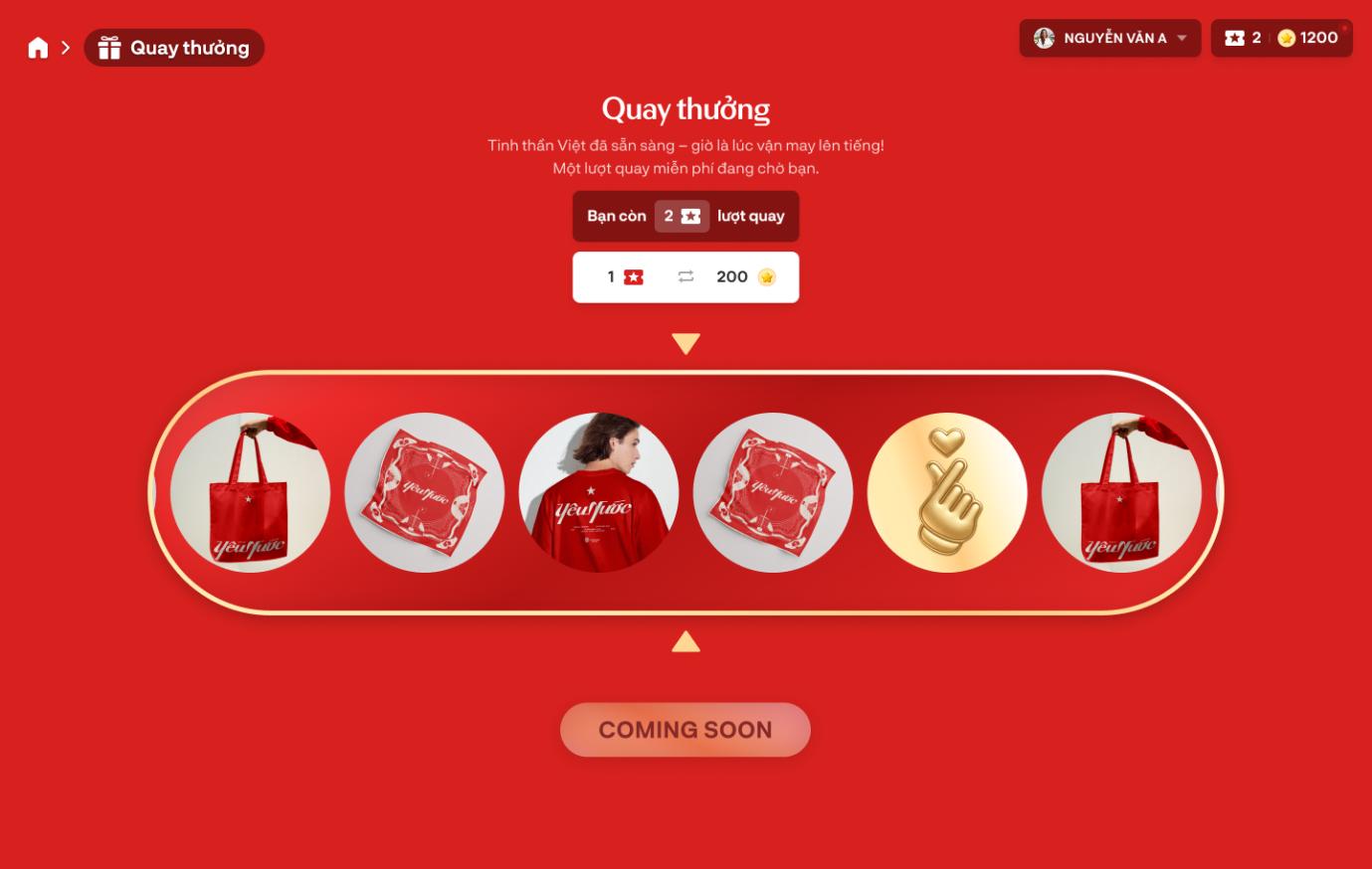 Booth Fandom Yêu Nước tại lễ hội