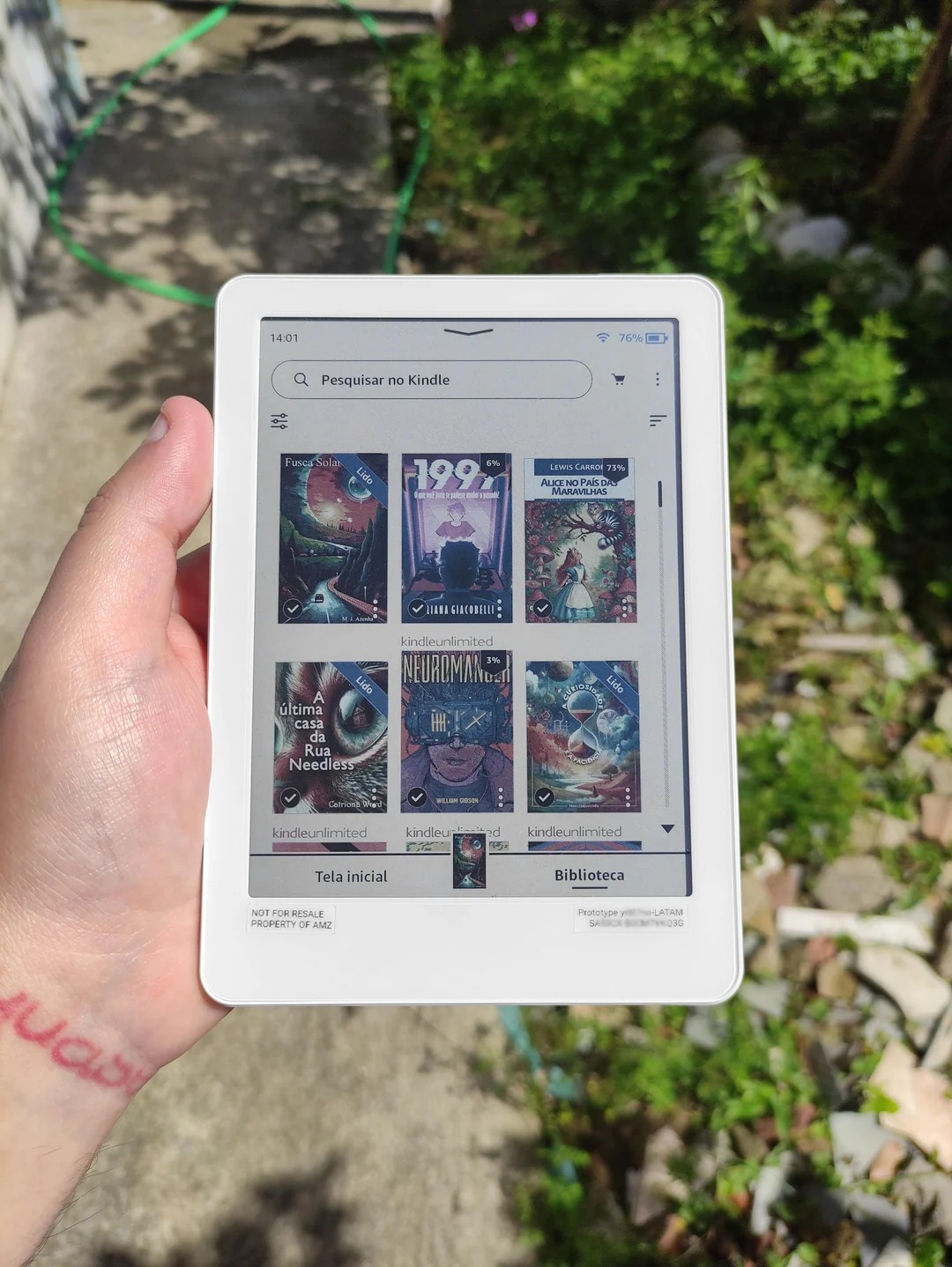 Hình ảnh nguyên mẫu Kindle Petit Color