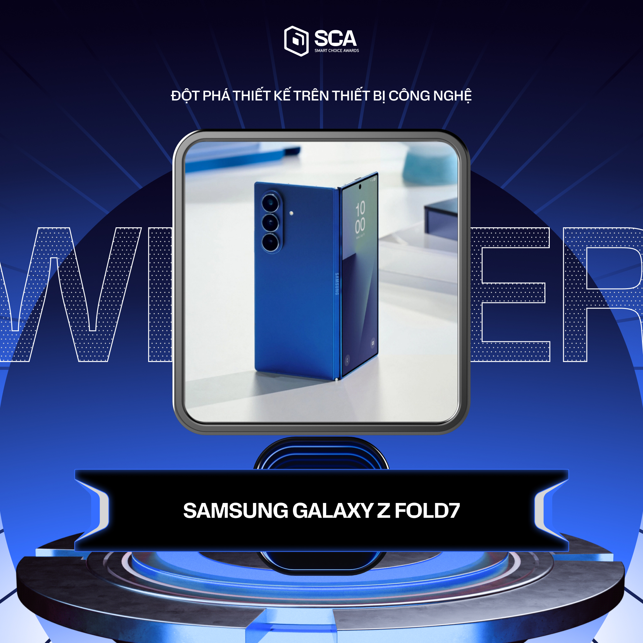 Sản phẩm, dịch vụ xuất sắc tại Smart Choice Awards 2025 - Ảnh 6 Smartphone Galaxy Z Fold7 với thiết kế đột phá