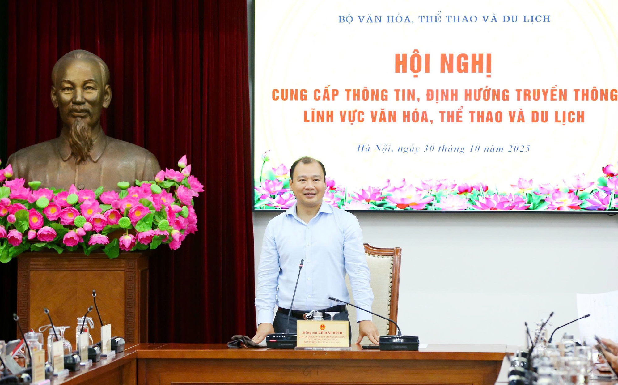 Phát biểu của Thứ trưởng Lê Hải Bình