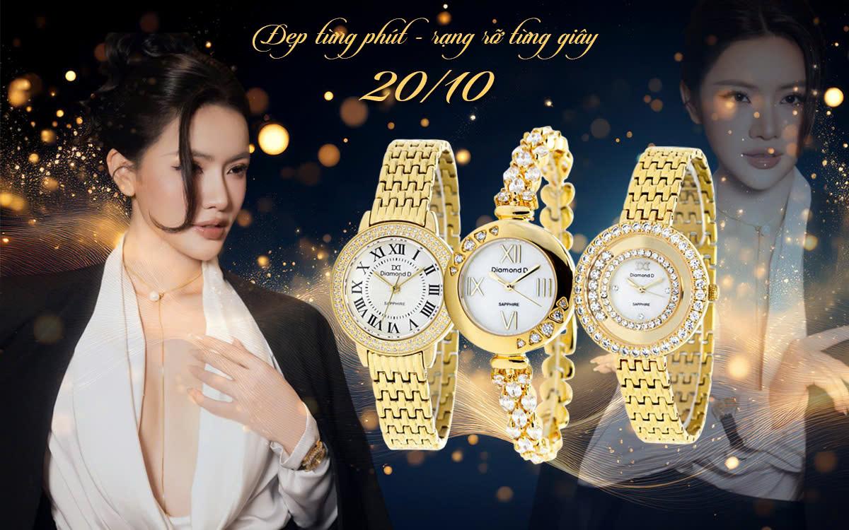 Ngày Phụ nữ Việt Nam 20/10: Lan tỏa yêu thương qua món quà thời gian Đồng hồ biểu tượng quyền làm chủ thời gian