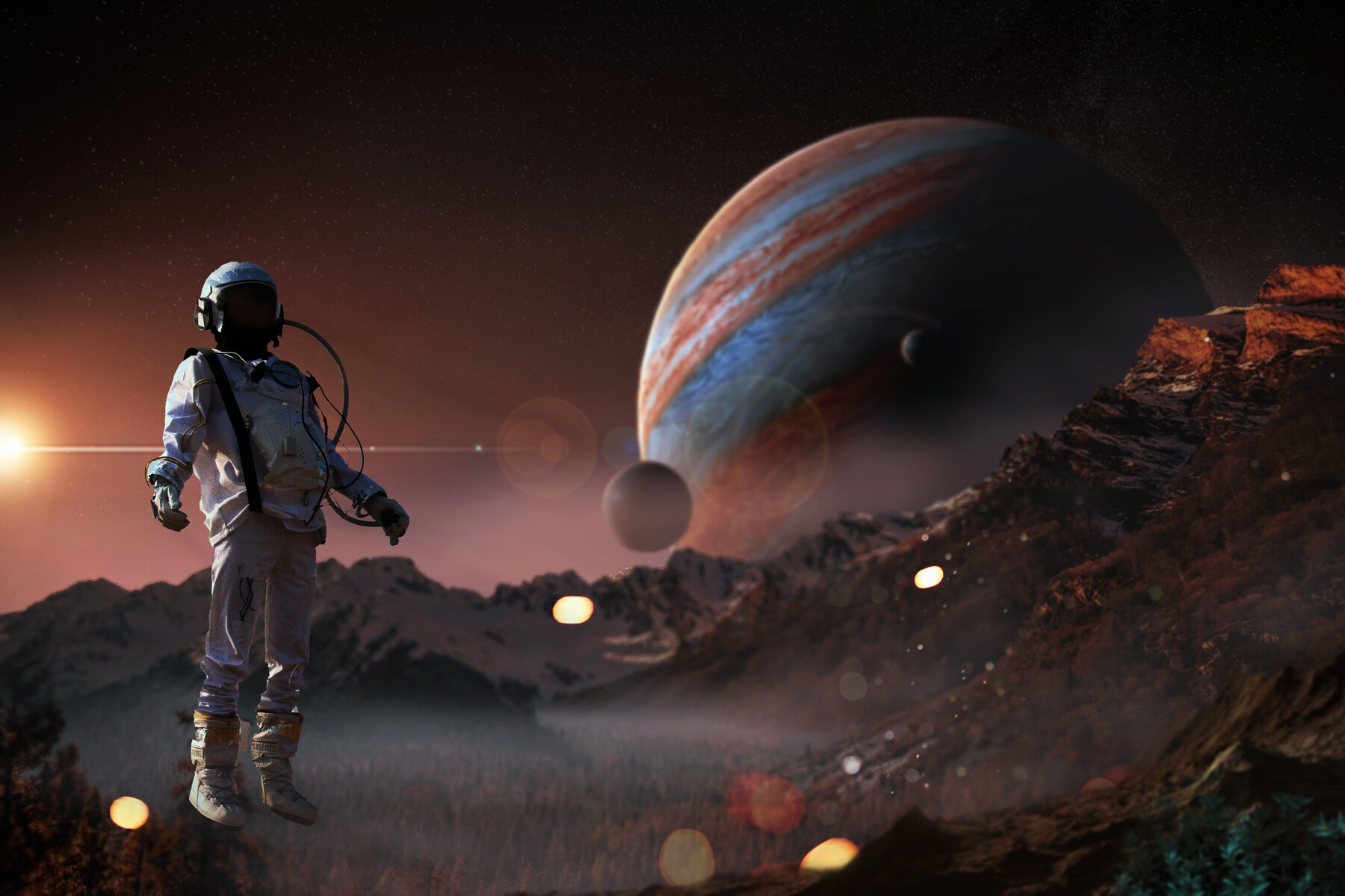 Quỹ đạo khóa thủy triều của hành tinh WASP-76b