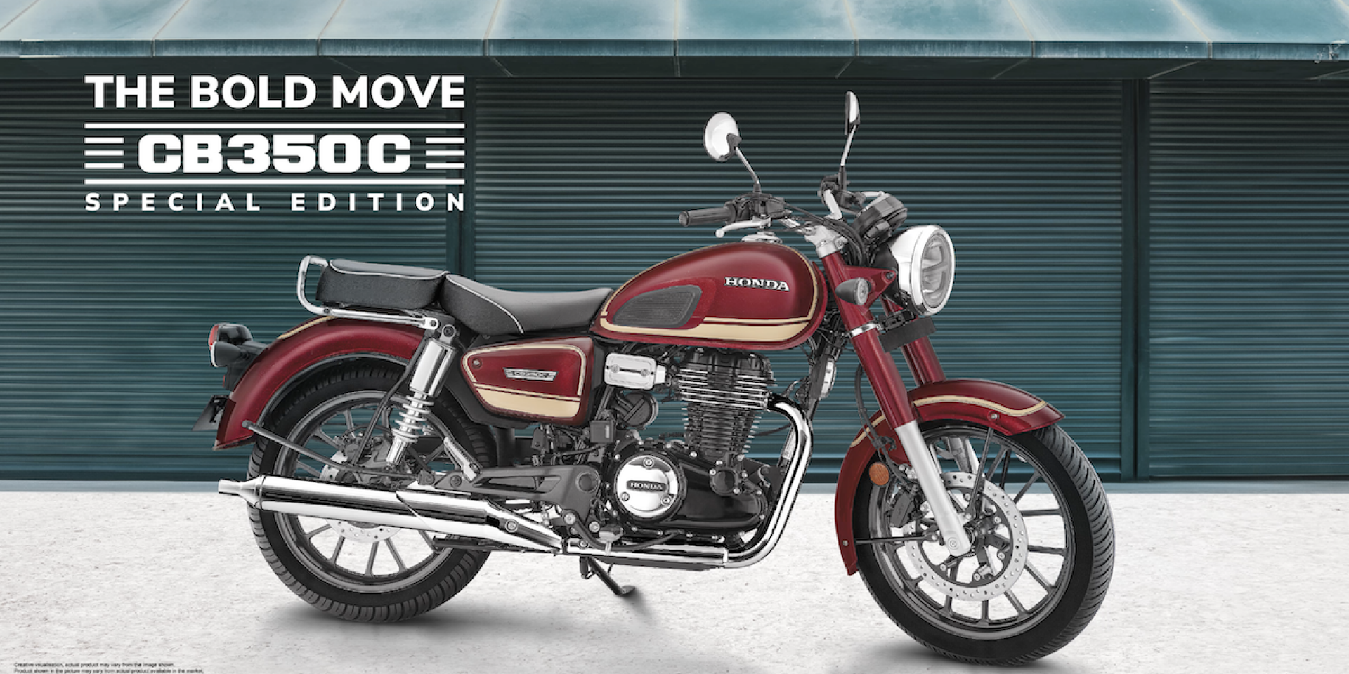 Huy hiệu CB350C Special Edition trên thân xe