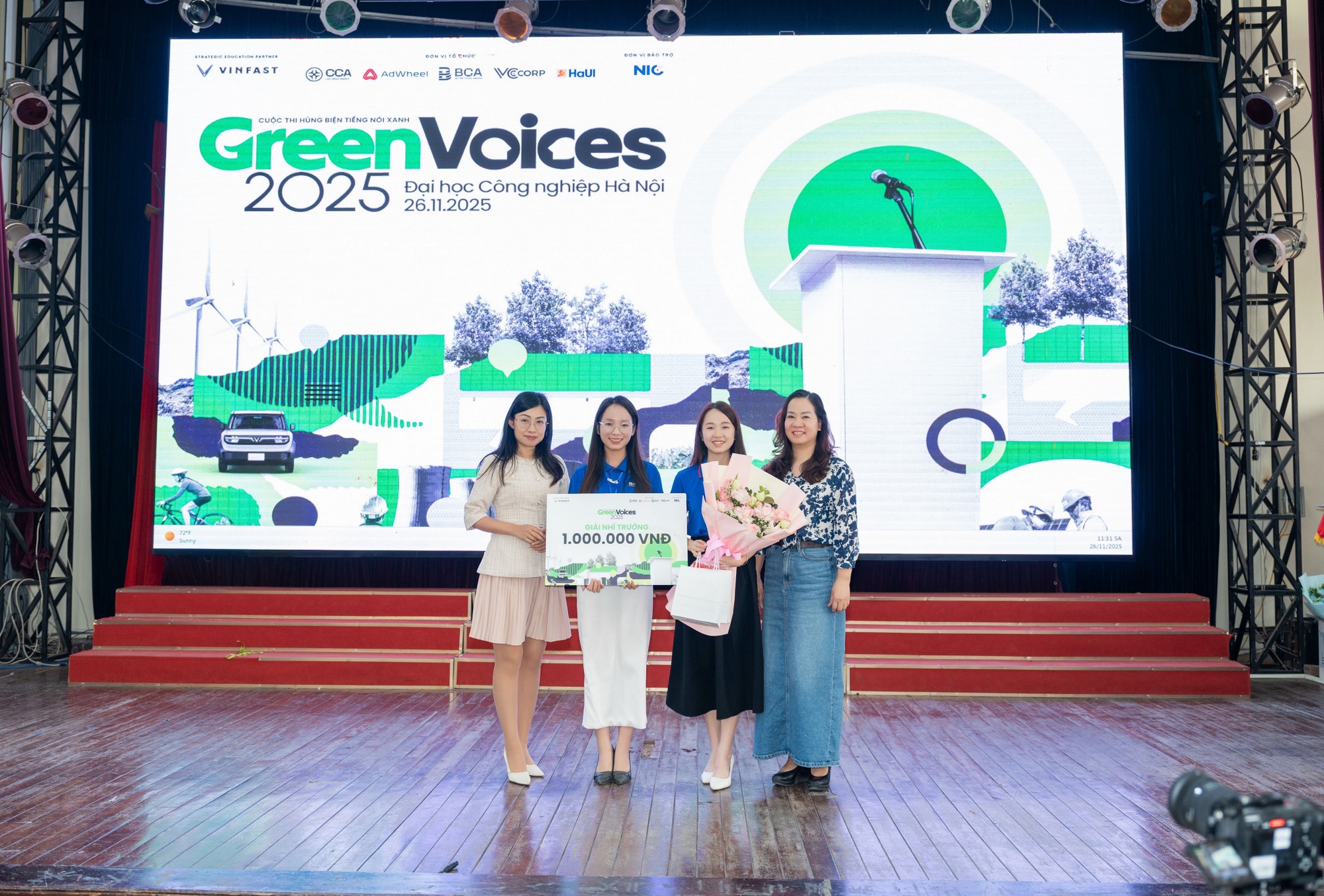 Green Pulse trình bày phần thi