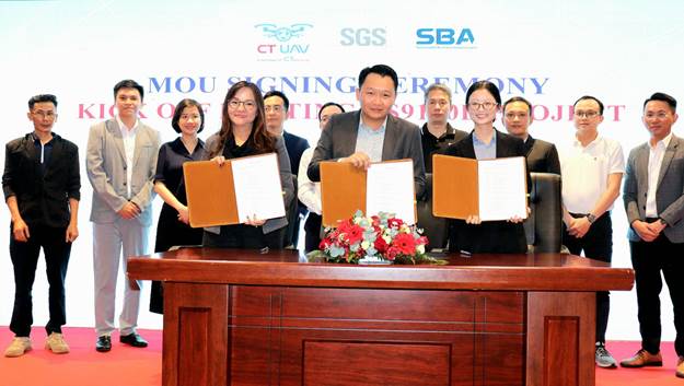 Lễ ký kết giữa CT UAV và SGS