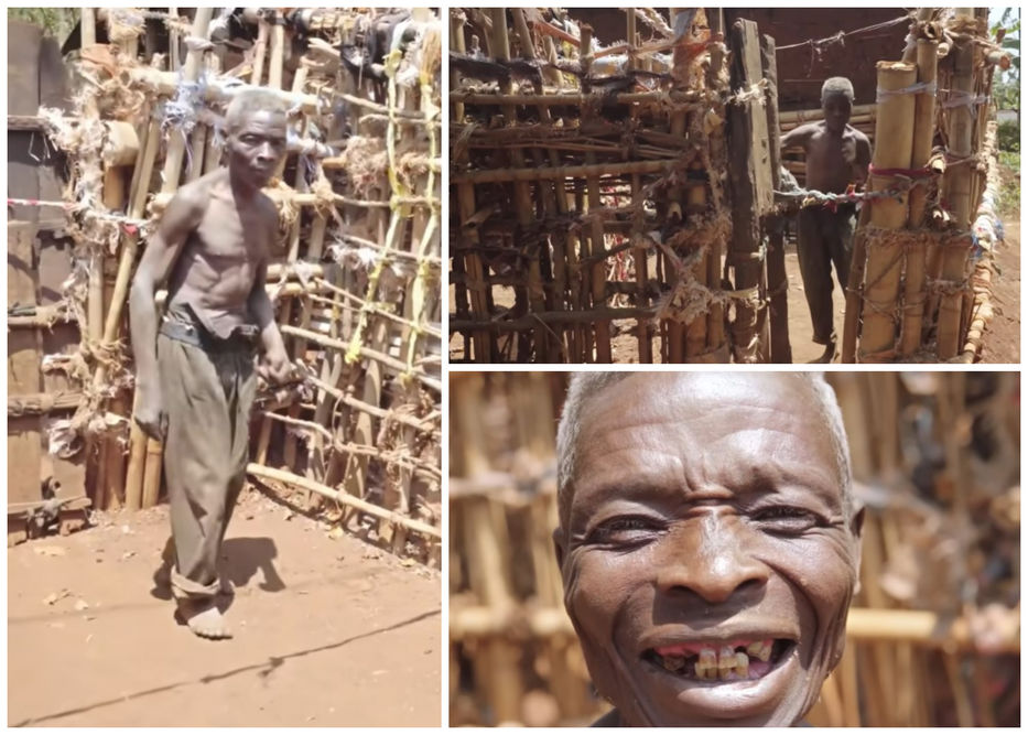 Bên trong căn nhà nhỏ đơn sơ của ông Nzamwita